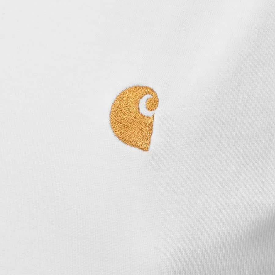 Alternative Image for ProductCarhartt Chase Short Sleeved T Shirt White3